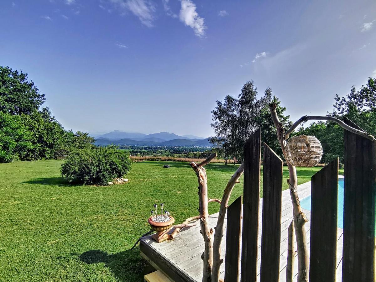 La Roulotte Du Cagire - 4 Pers - Pyrenees Guest House Villeneuve-de-Riviere Bagian luar foto